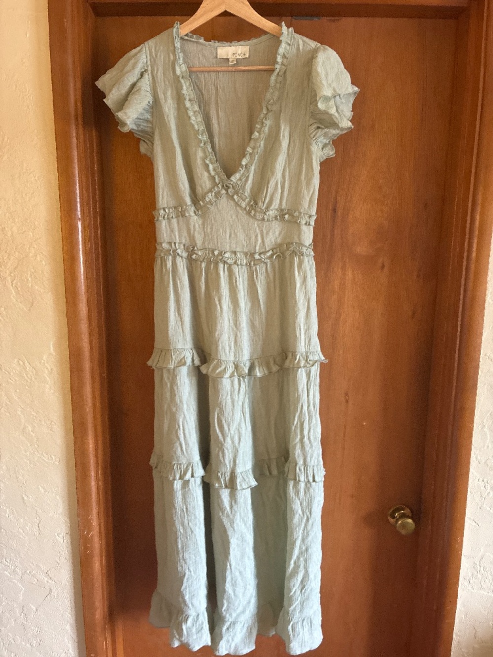 Mint Green Frilly Summer Dress